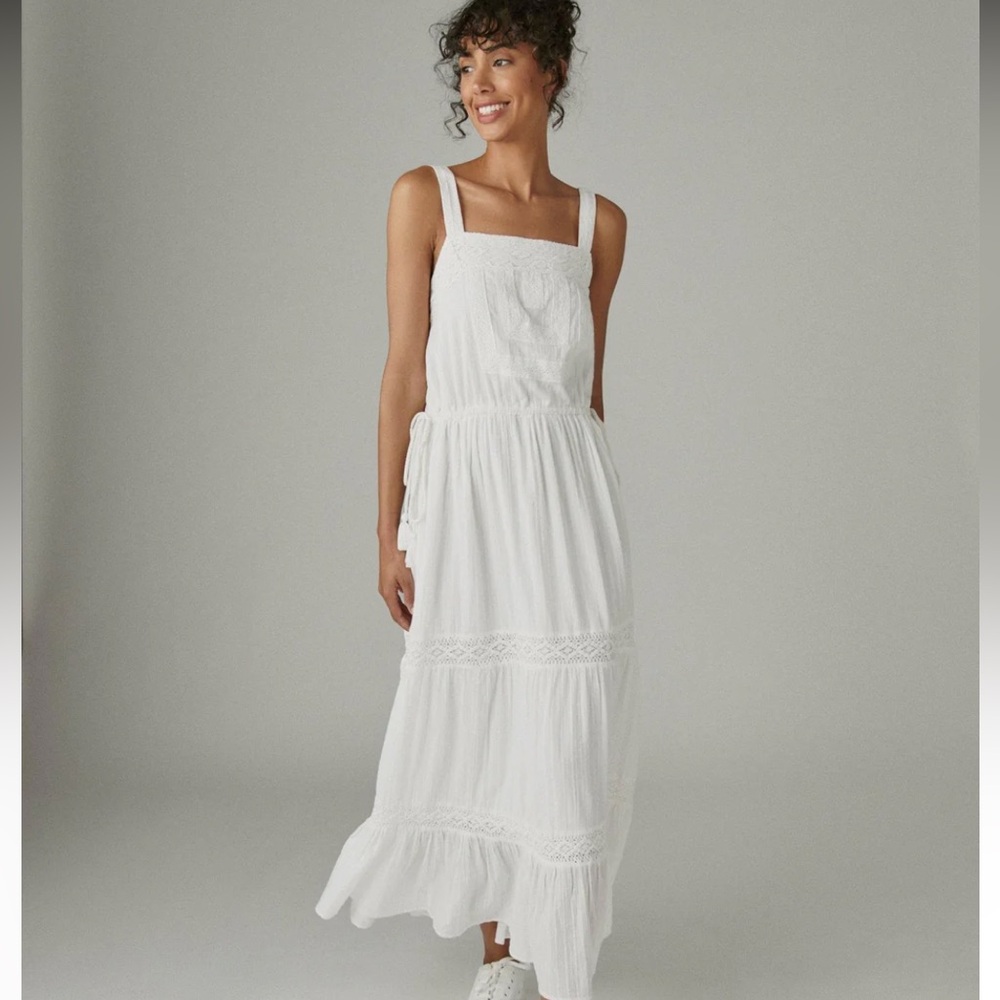 Women’s Tiered Maxi Dress by Lucky Size L